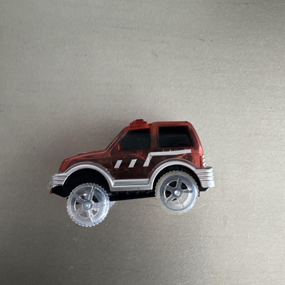 Flipo Orange Car Toy for Bend-A-Path With Lights